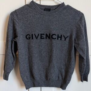Givenchy boys wool Charcoal Knit Sweater size 8